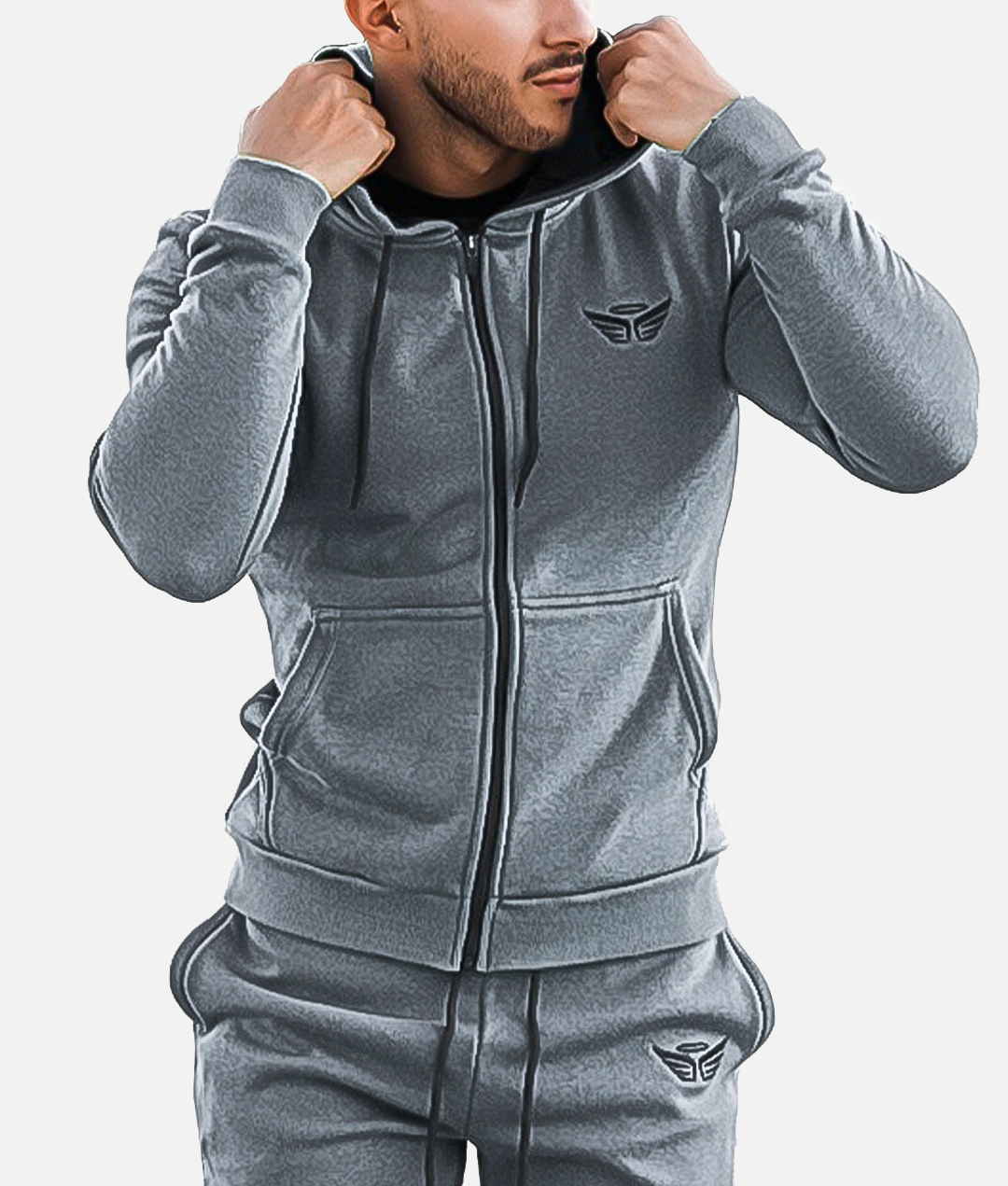 Essential Hoodie - Grey Marl